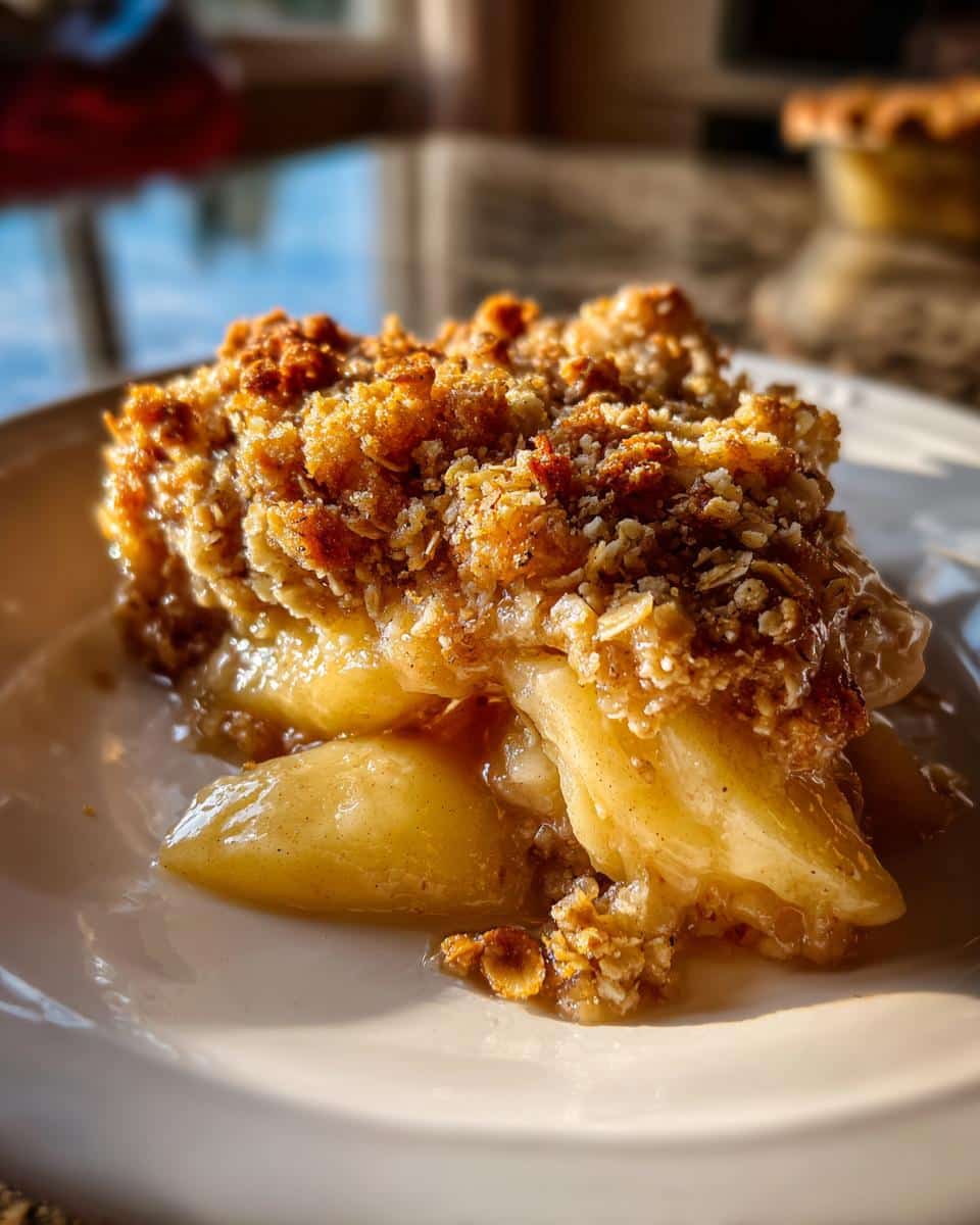 apple crisp recipe with oats - detail 1