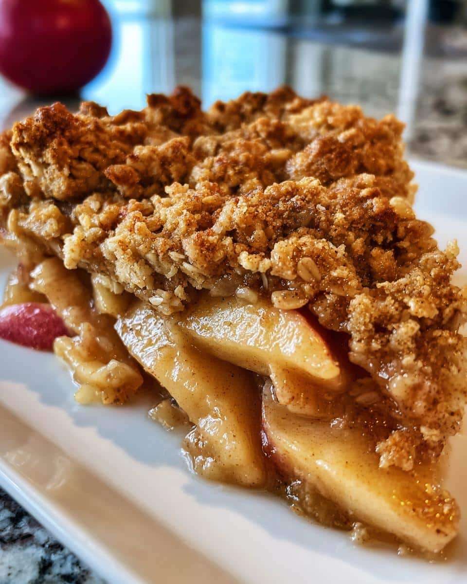 apple crisp recipe with oats - detail 2