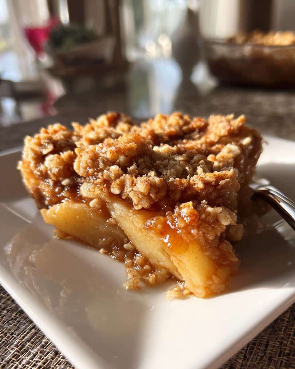 apple crisp recipe with oats - detail 3
