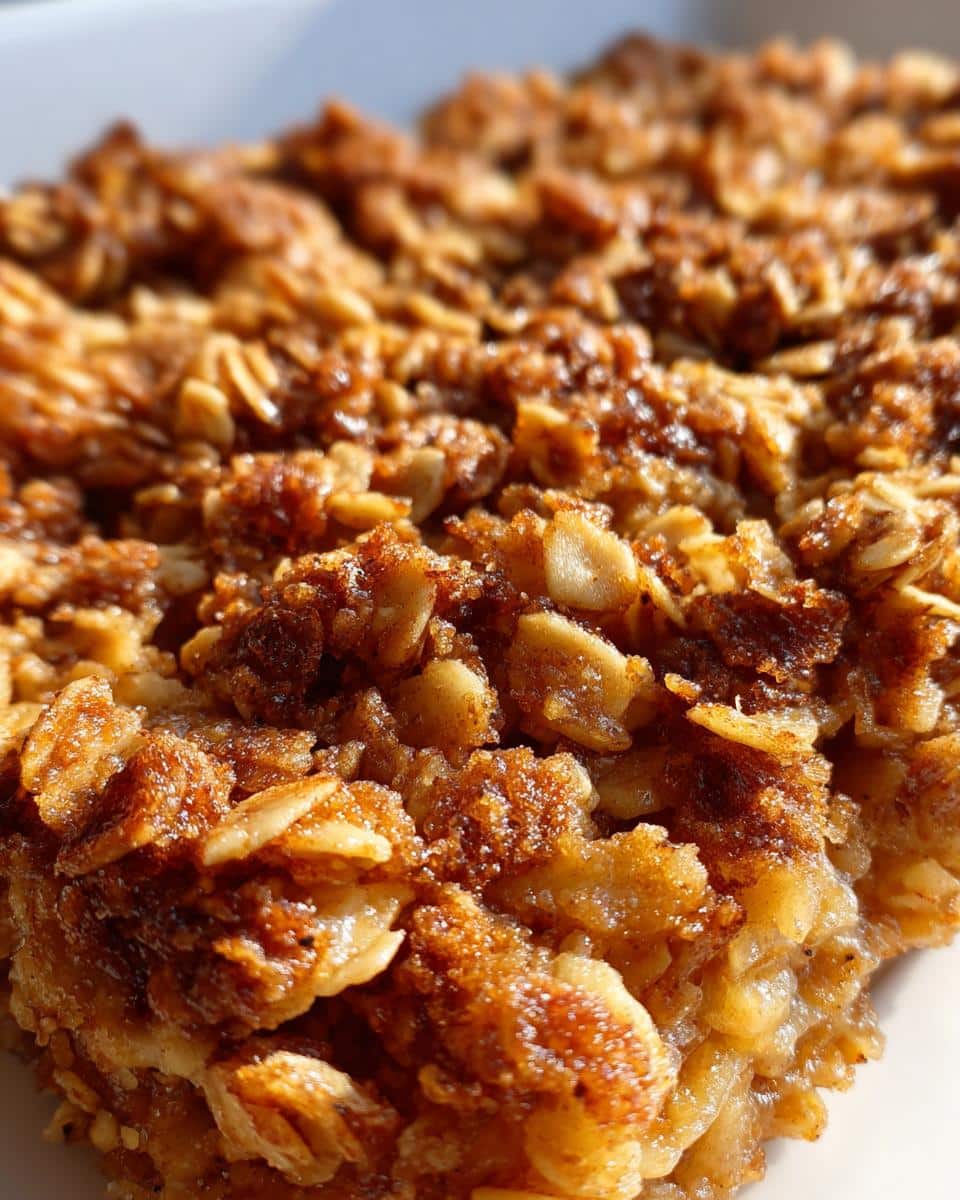 apple crisp topping - detail 3