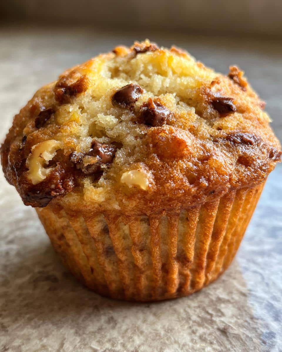 banana bread muffins - detail 4