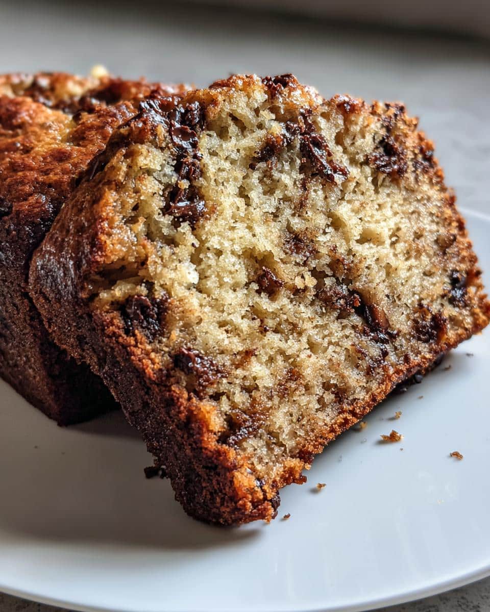 banana bread recipe chocolate chip - detail 1