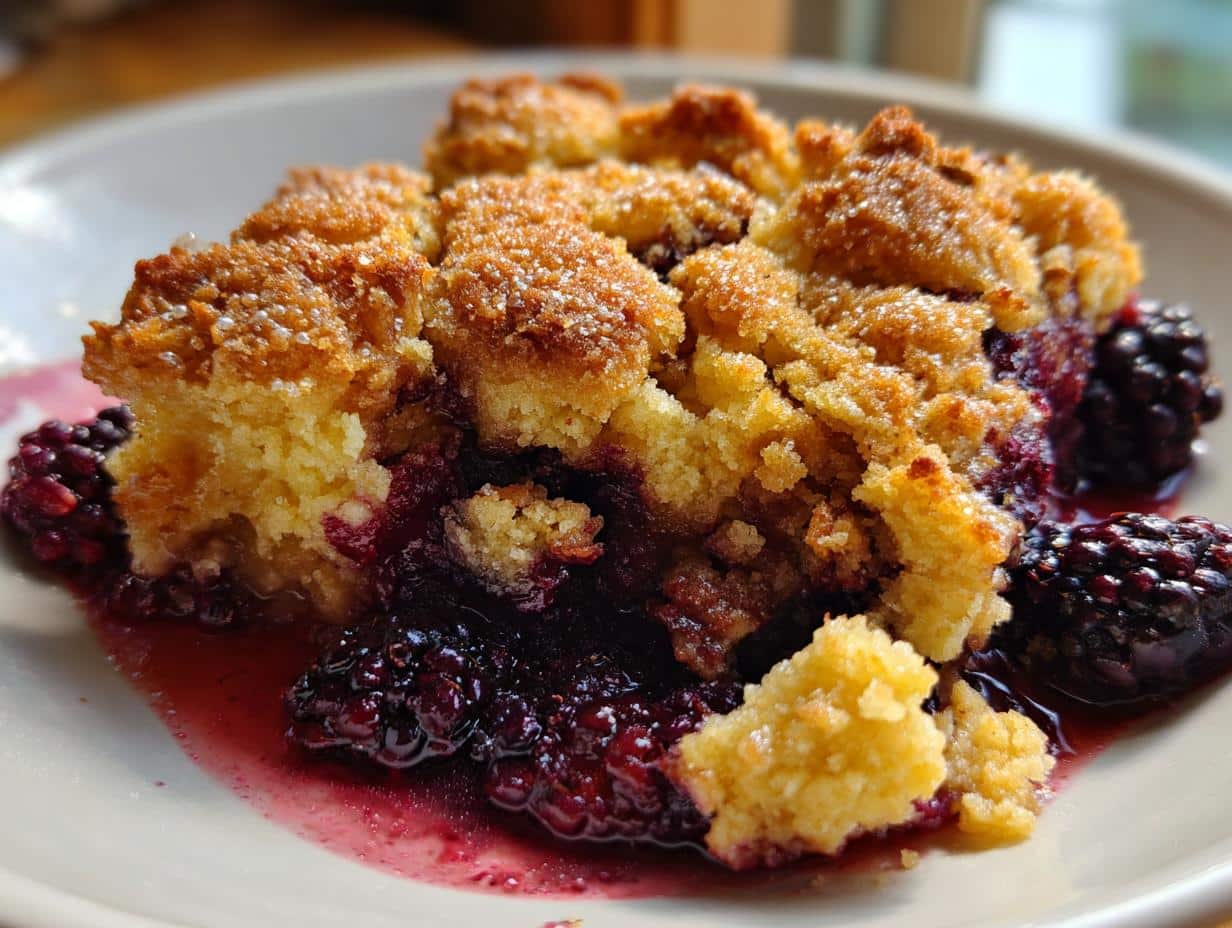 blackberry cobbler