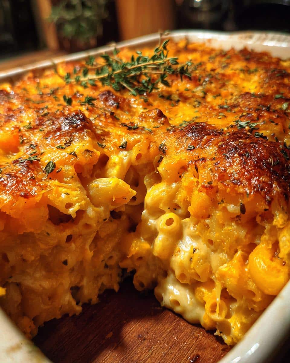 butternut squash mac and cheese - detail 2