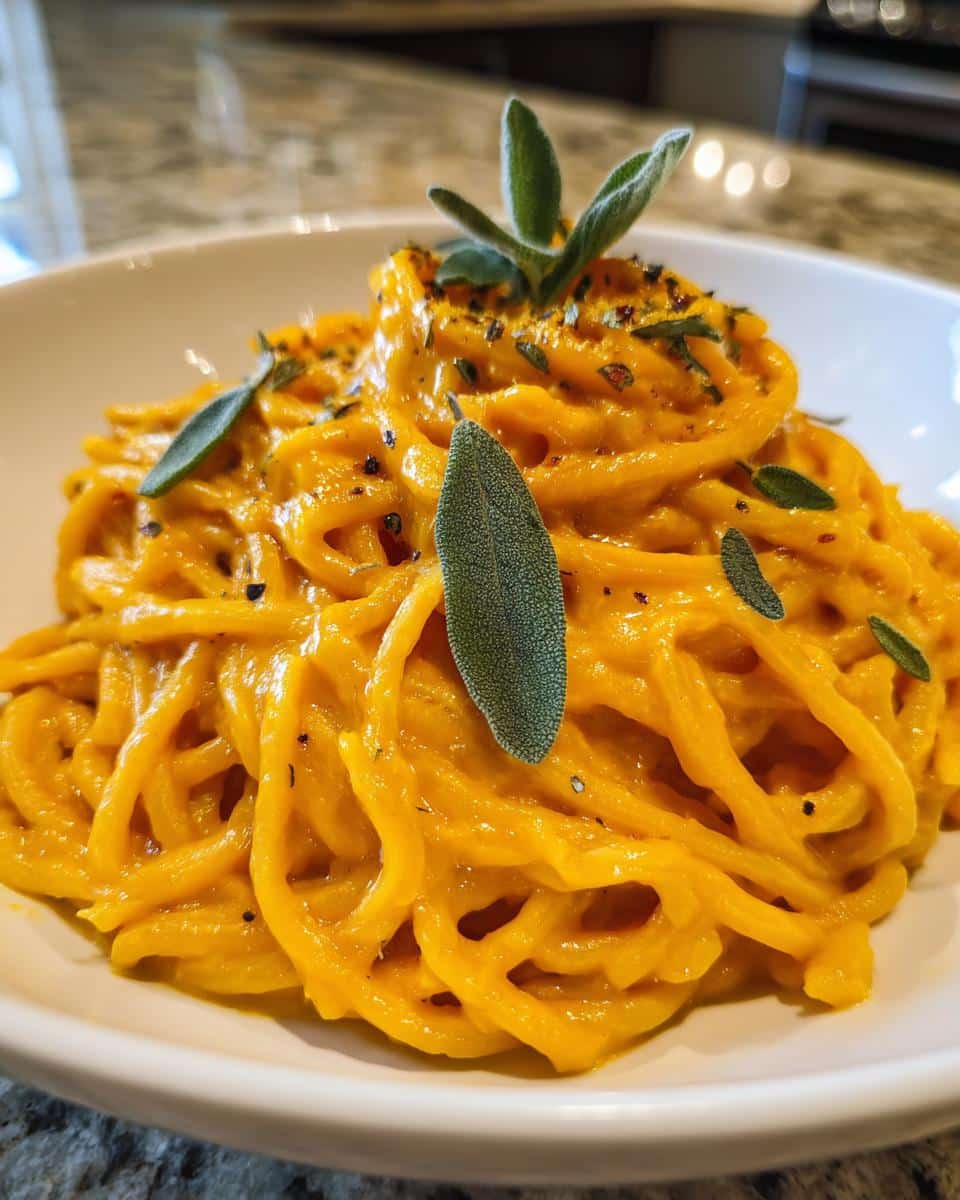 butternut squash pasta sauce - detail 4