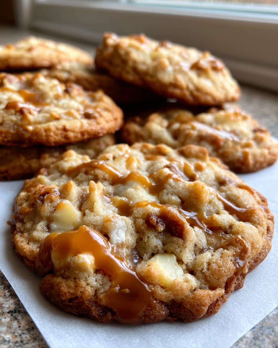 caramel apple cookies - detail 1