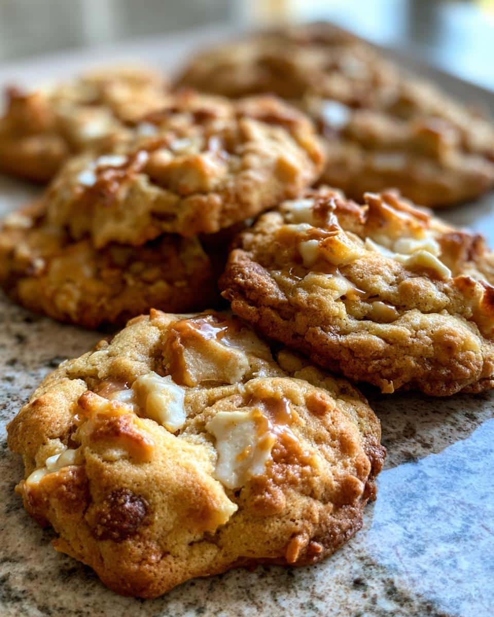 caramel apple cookies - detail 4