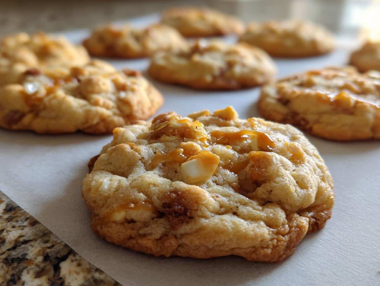 caramel apple cookies