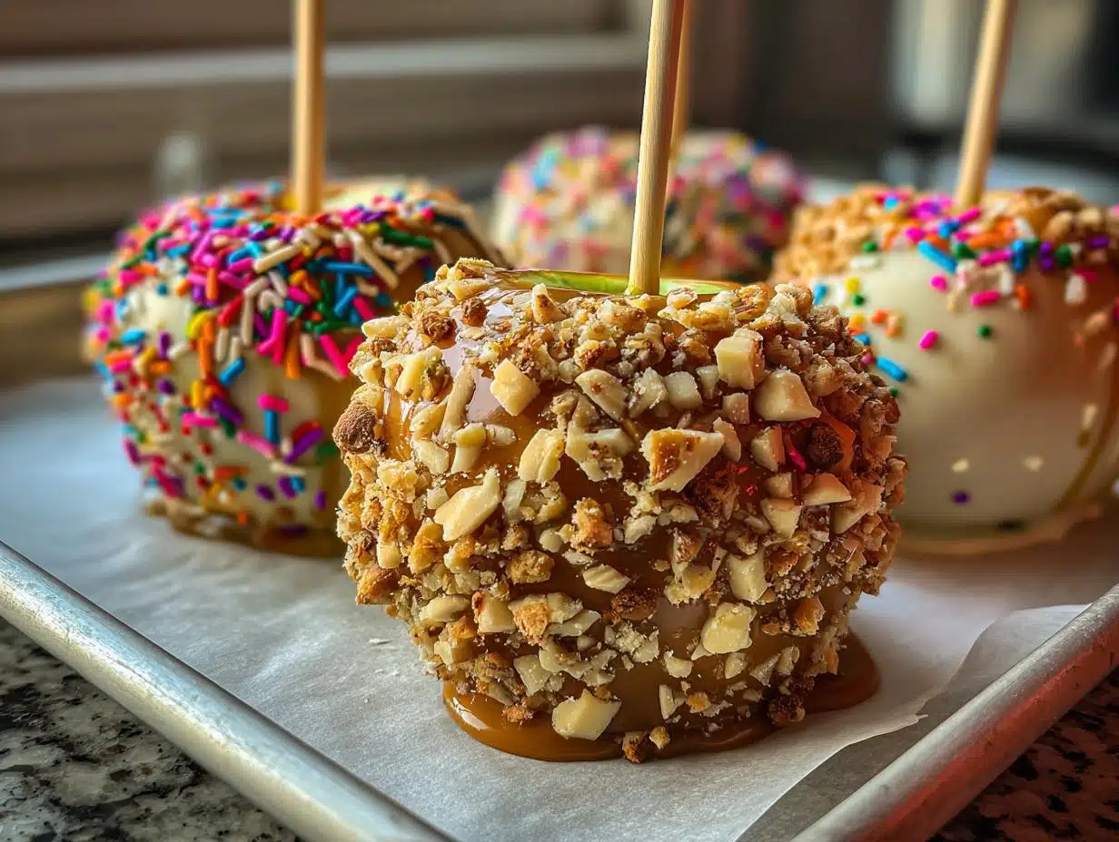 caramel apples