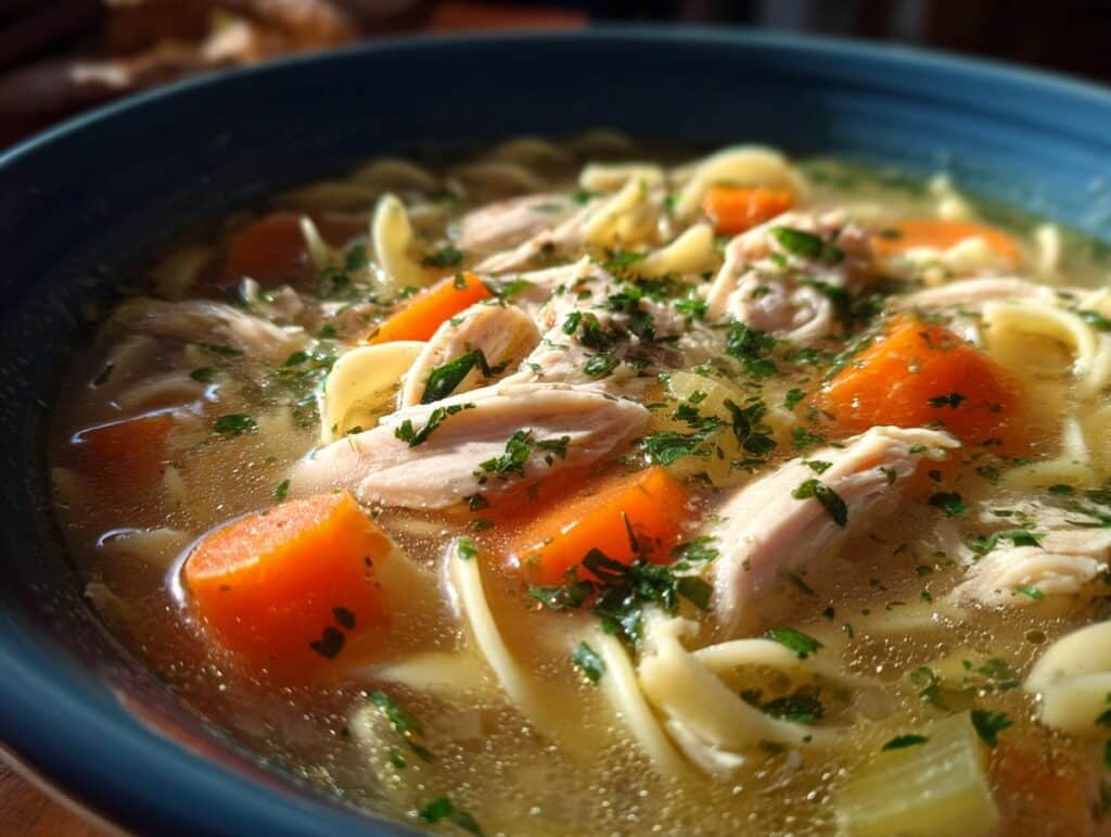 chicken noodle soup crock pot