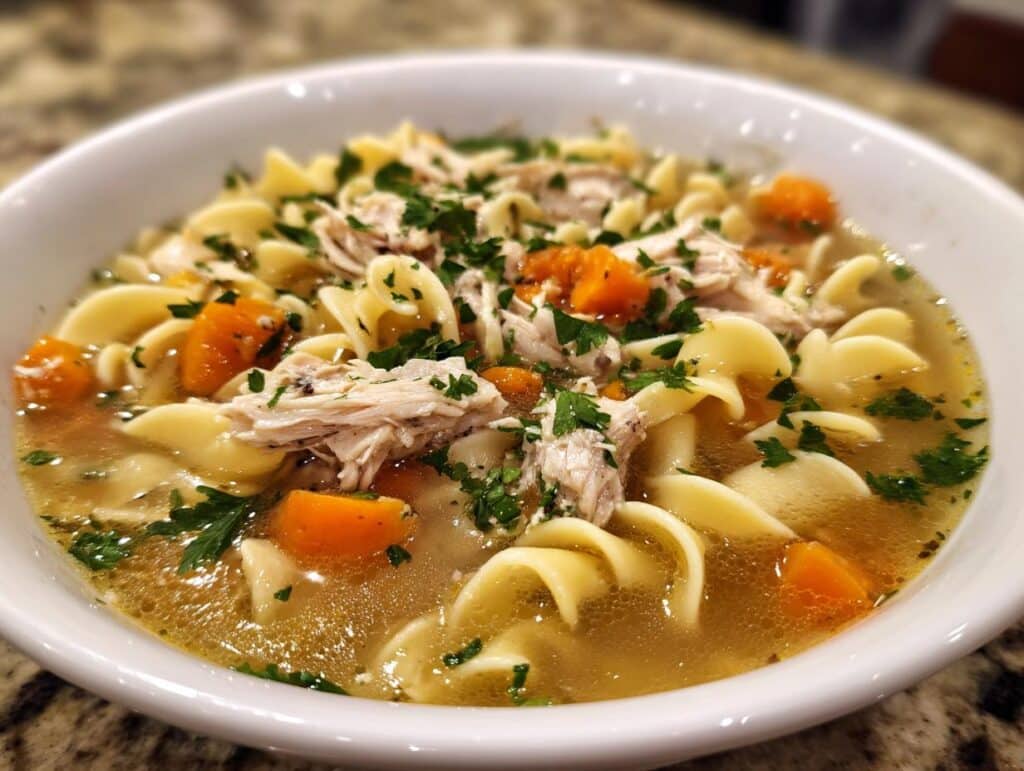 chicken noodle soup homemade