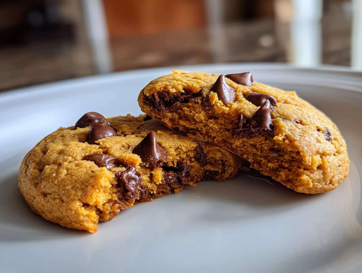 chocolate chip pumpkin cookies