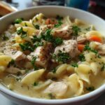 creamy chicken noodle soup