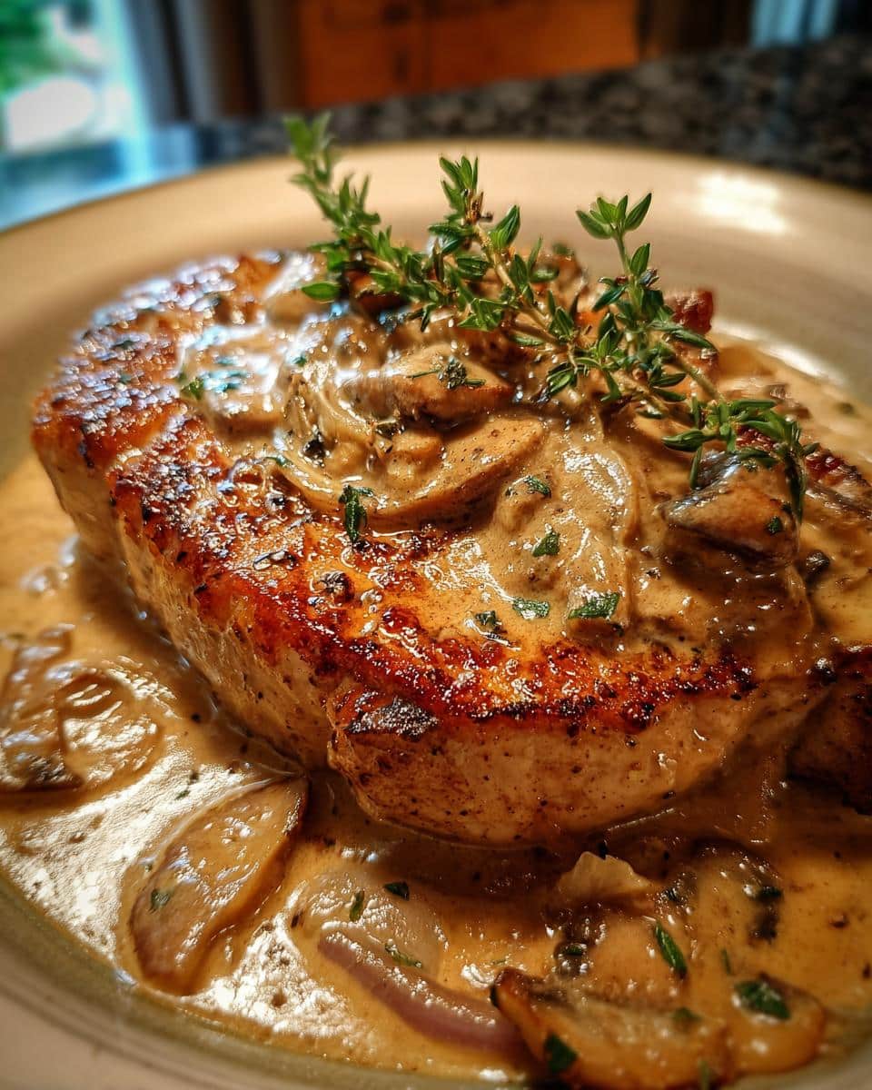 crockpot pork chops - detail 2