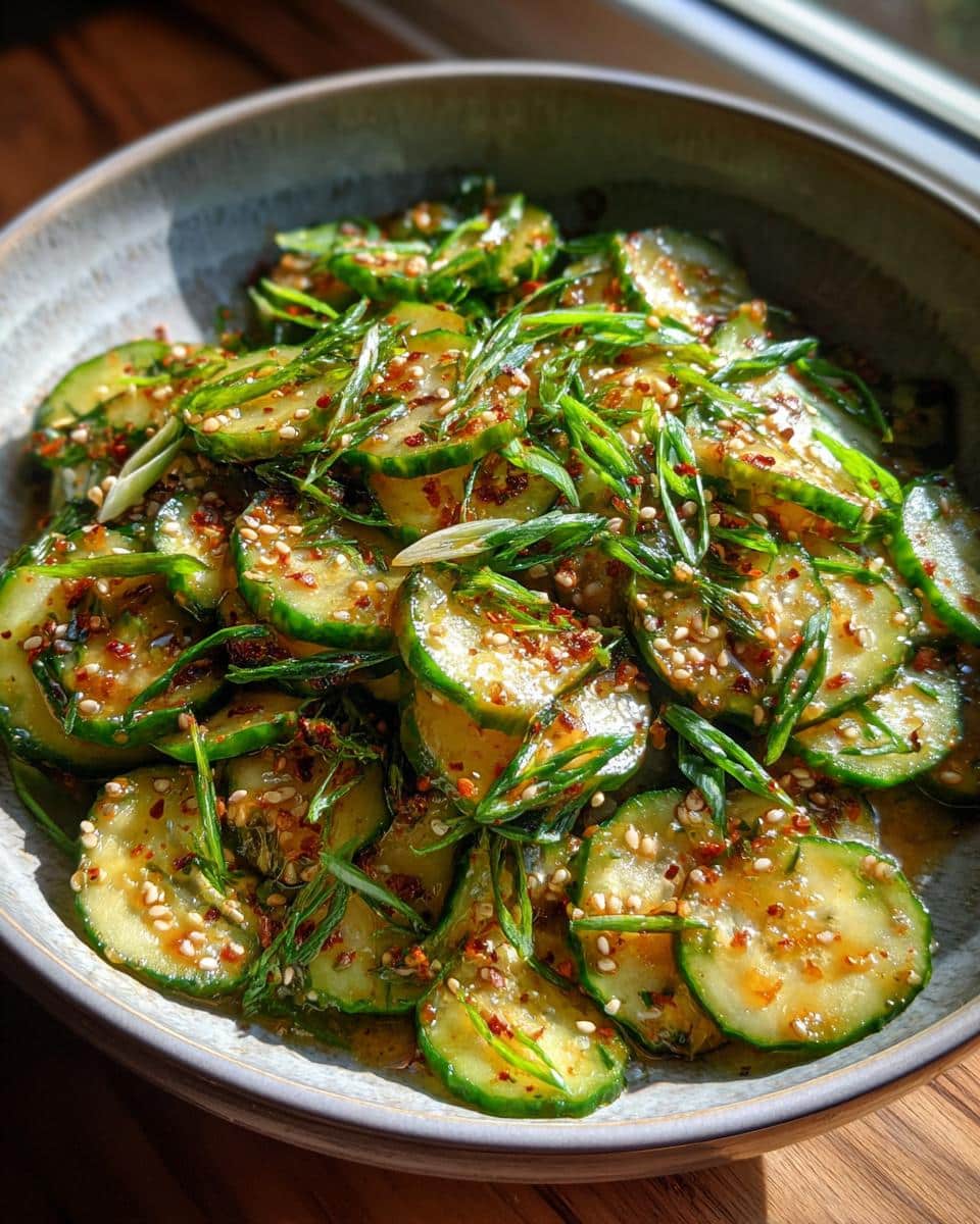 cucumber salad asian - detail 1