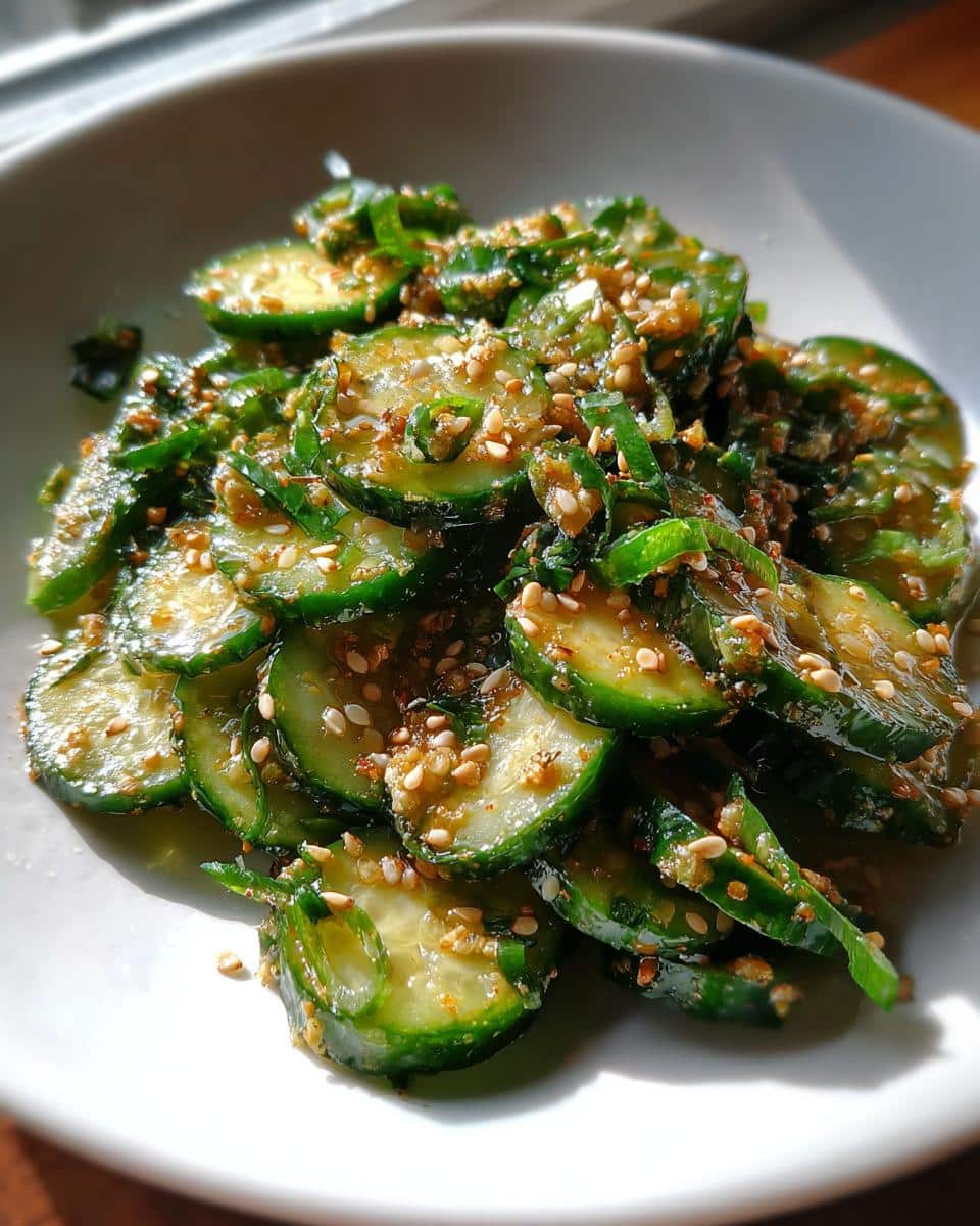 cucumber salad asian - detail 2