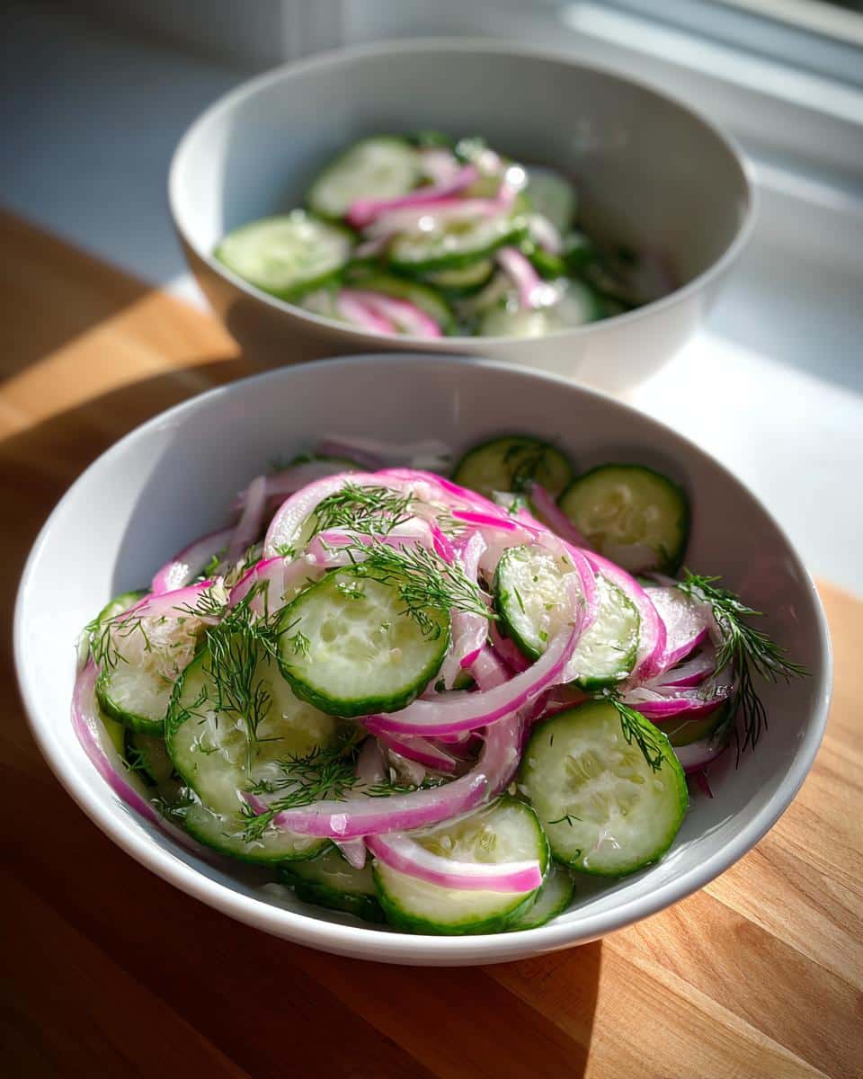 cucumber salad vinegar - detail 1