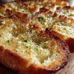 garlic bread with sliced bread