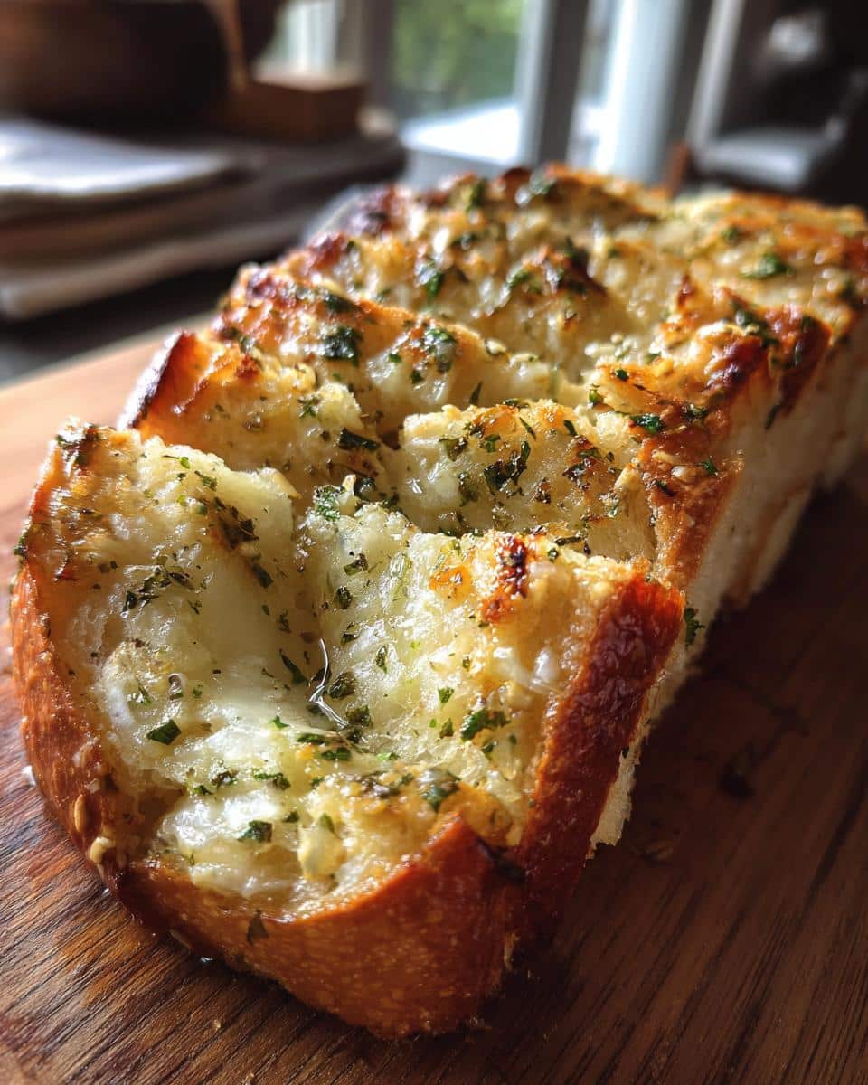 garlic bread with sliced bread - detail 2