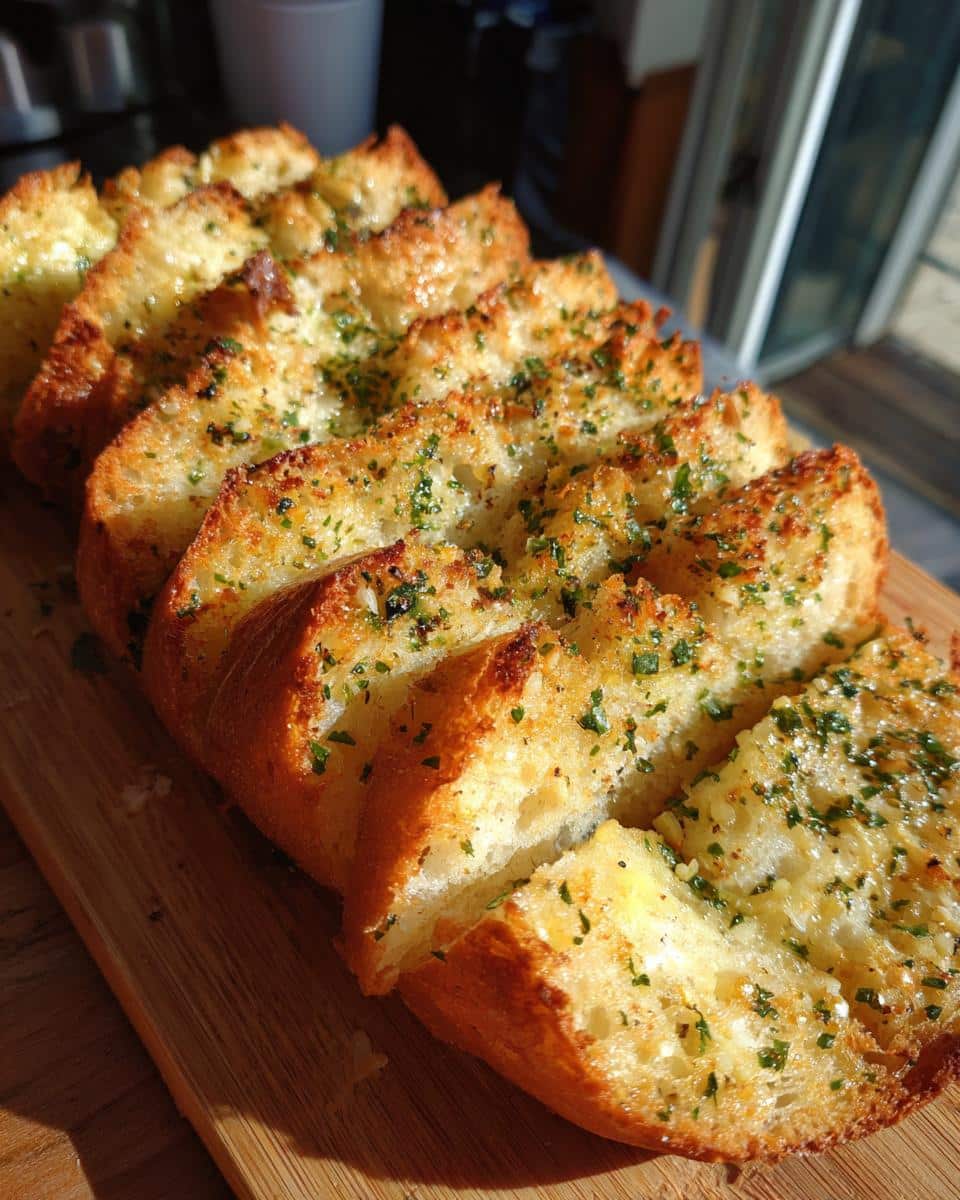 garlic bread with sliced bread - detail 3