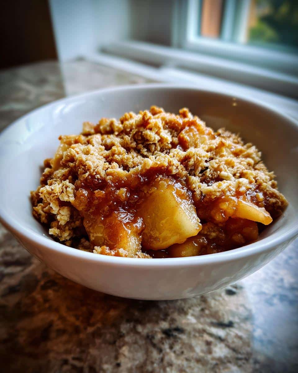 gluten free apple crisp - detail 2