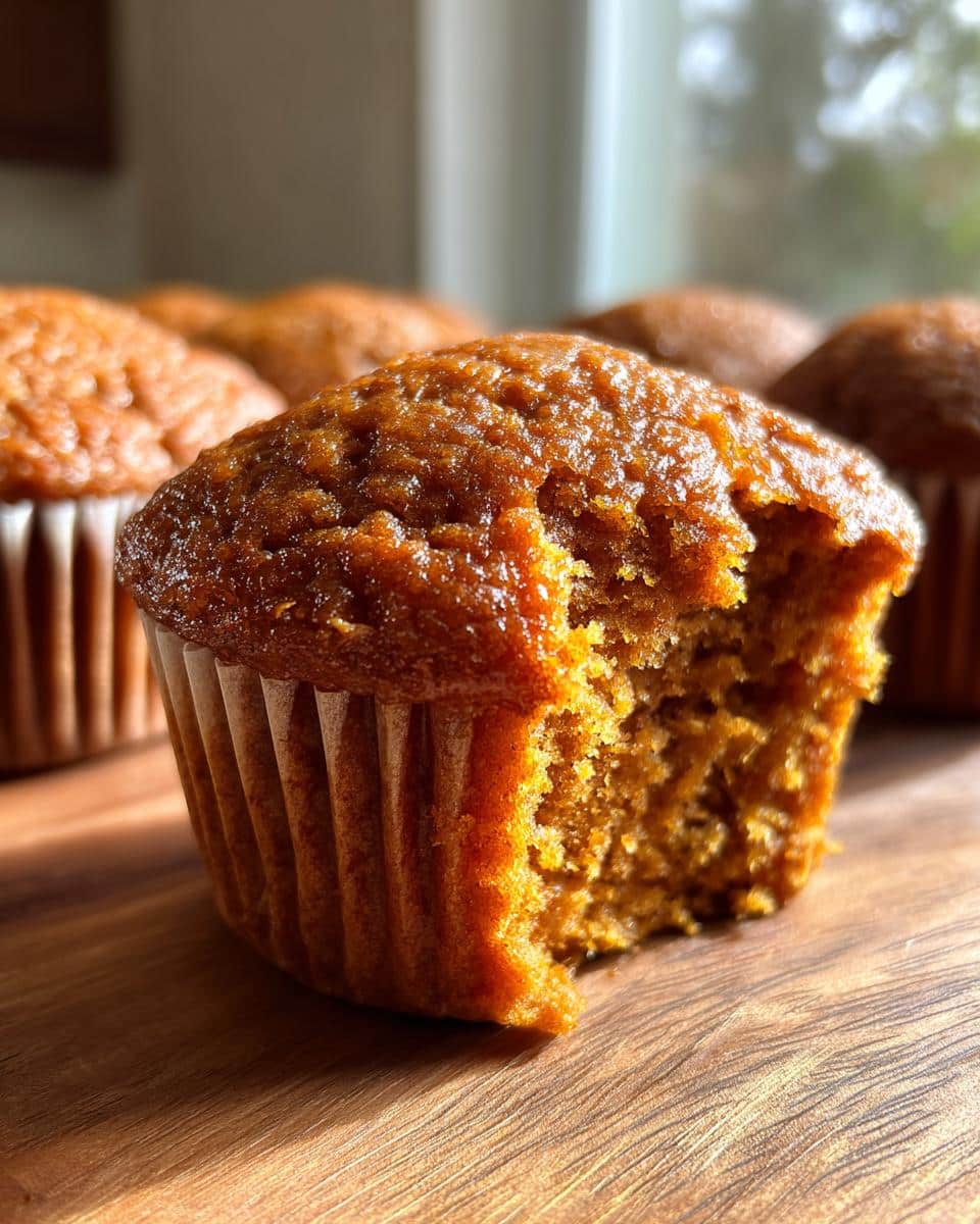 gluten free pumpkin muffins - detail 2