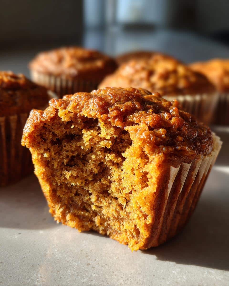 gluten free pumpkin muffins - detail 3