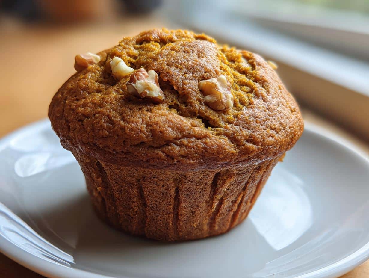 healthy pumpkin muffins