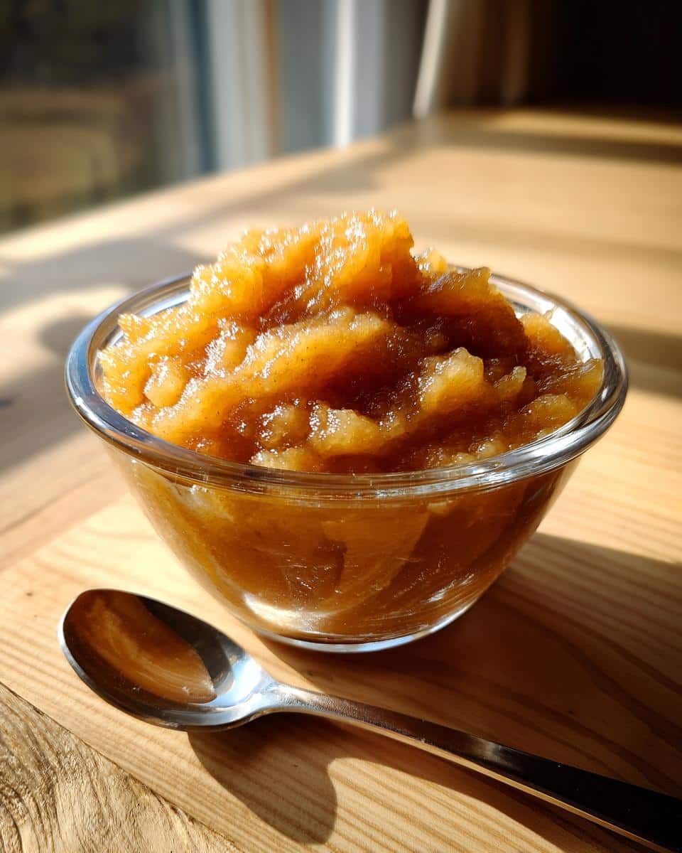 homemade applesauce - detail 2