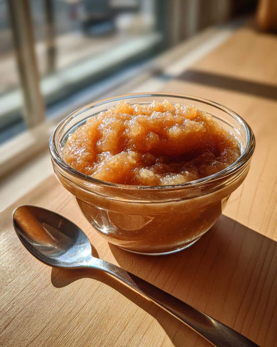 homemade applesauce - detail 3
