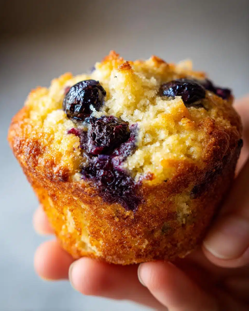 keto bluberry muffins - detail 3