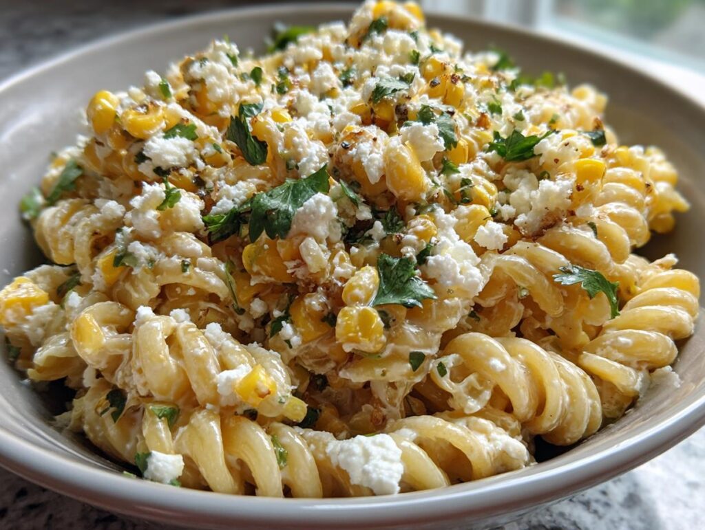mexican street corn pasta salad