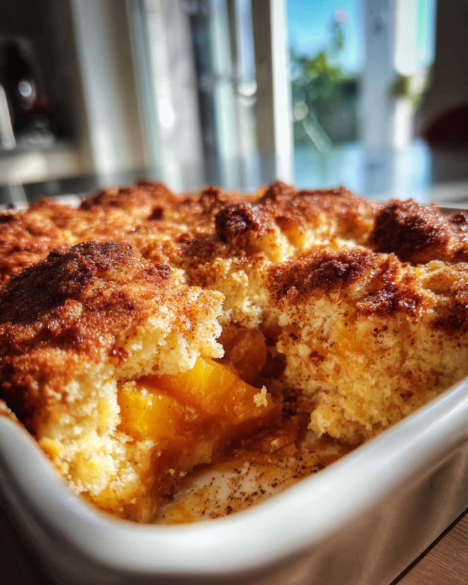peach cobbler canned peaches recipes - detail 1