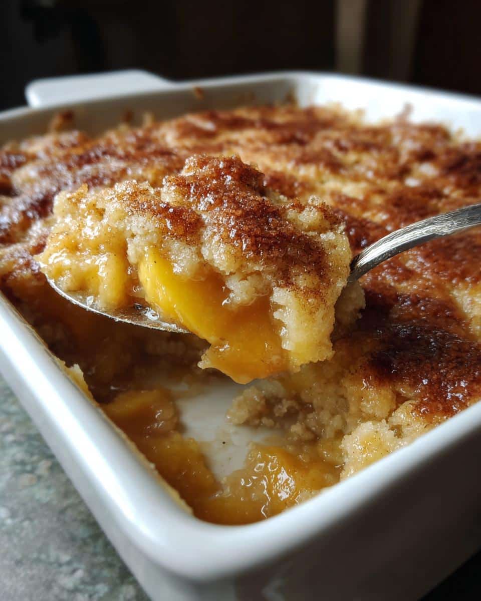 peach cobbler canned peaches recipes - detail 2