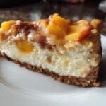 peach cobbler cheesecake