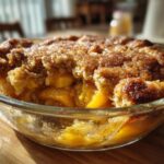 peach cobbler dump cake