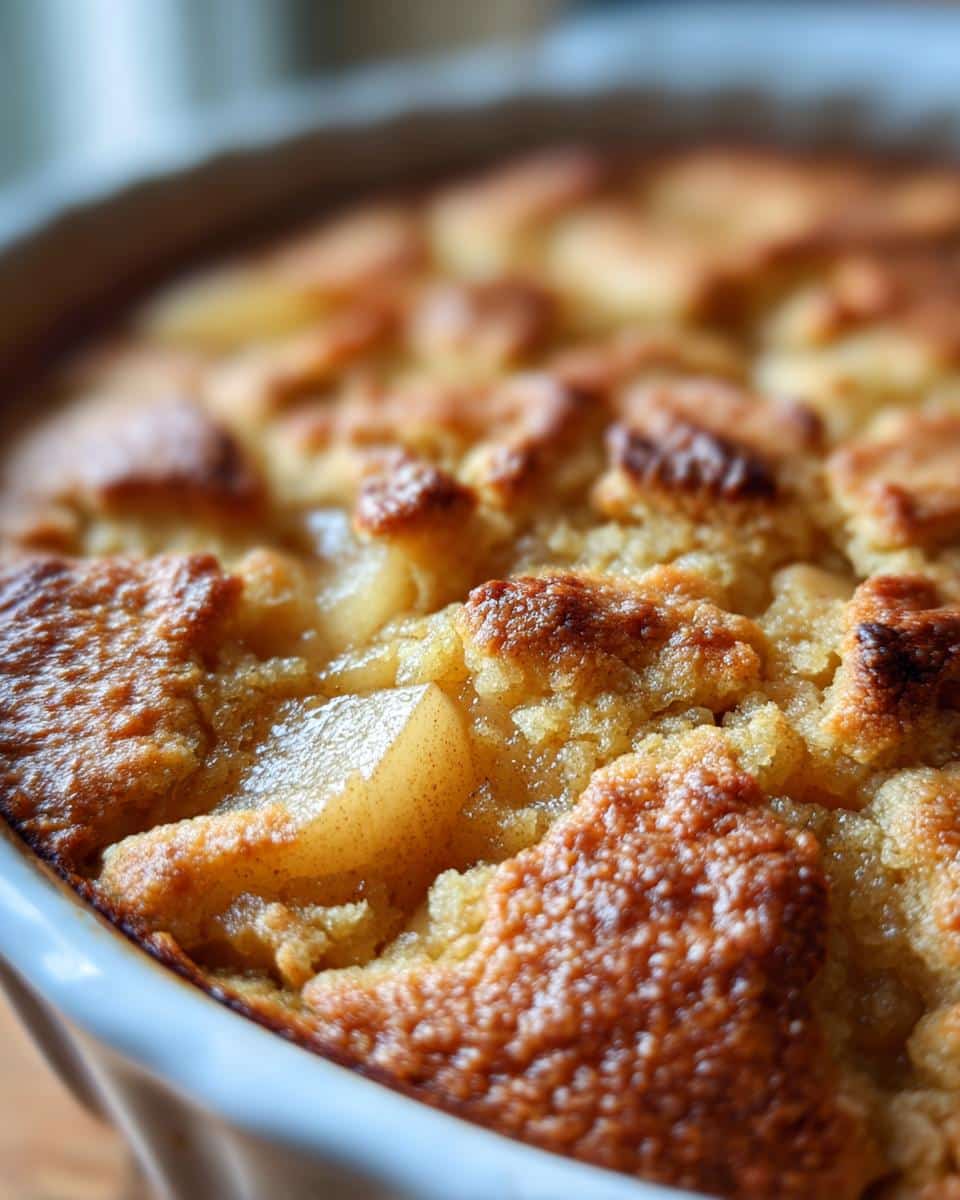 pear cobbler - detail 3
