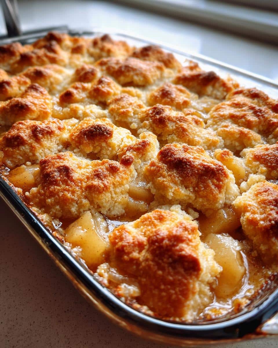 pear cobbler - detail 4