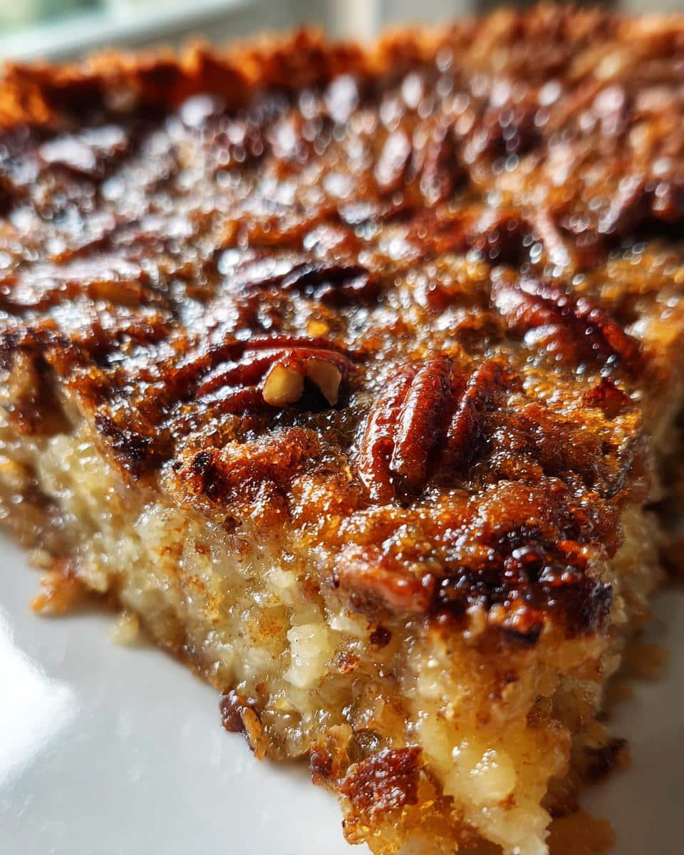 pecan pie cobbler - detail 2