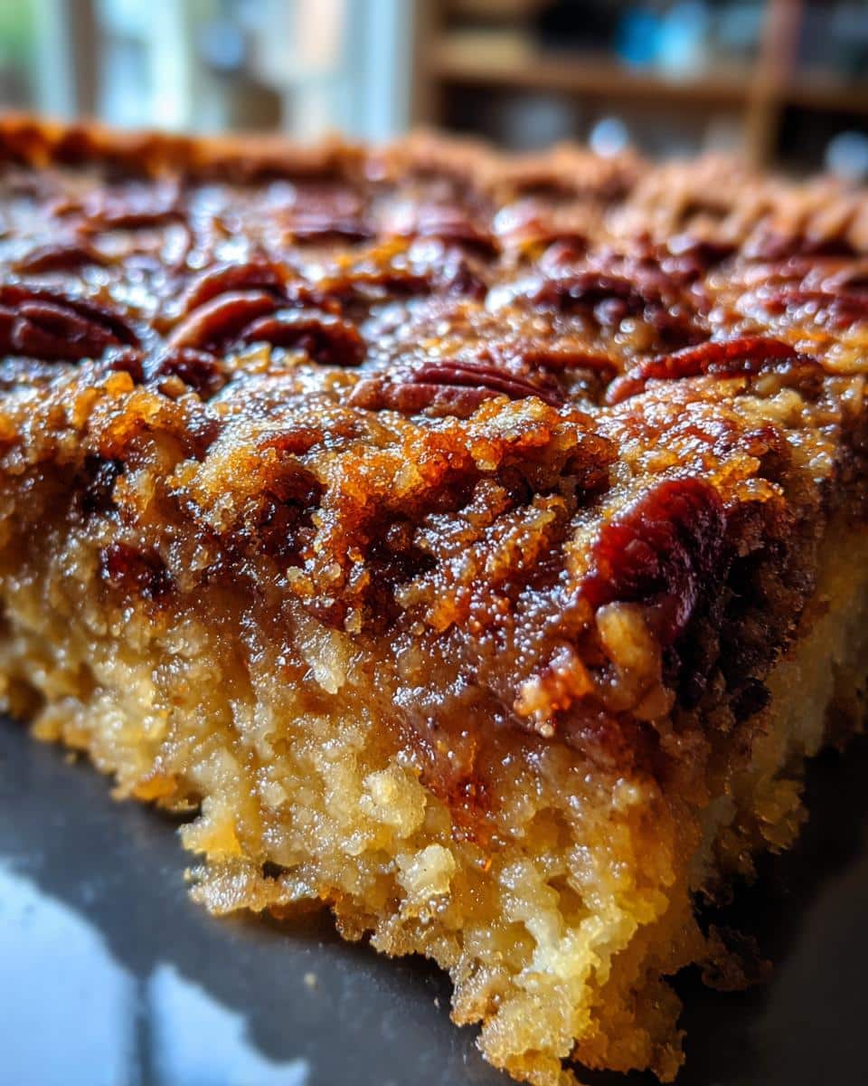 pecan pie cobbler - detail 3