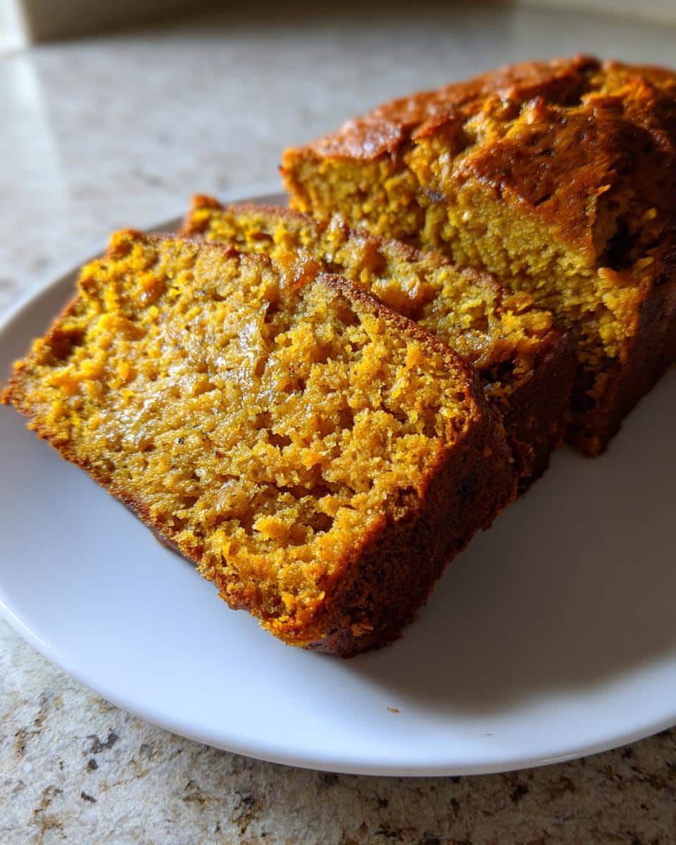 pumpkin banana bread - detail 2