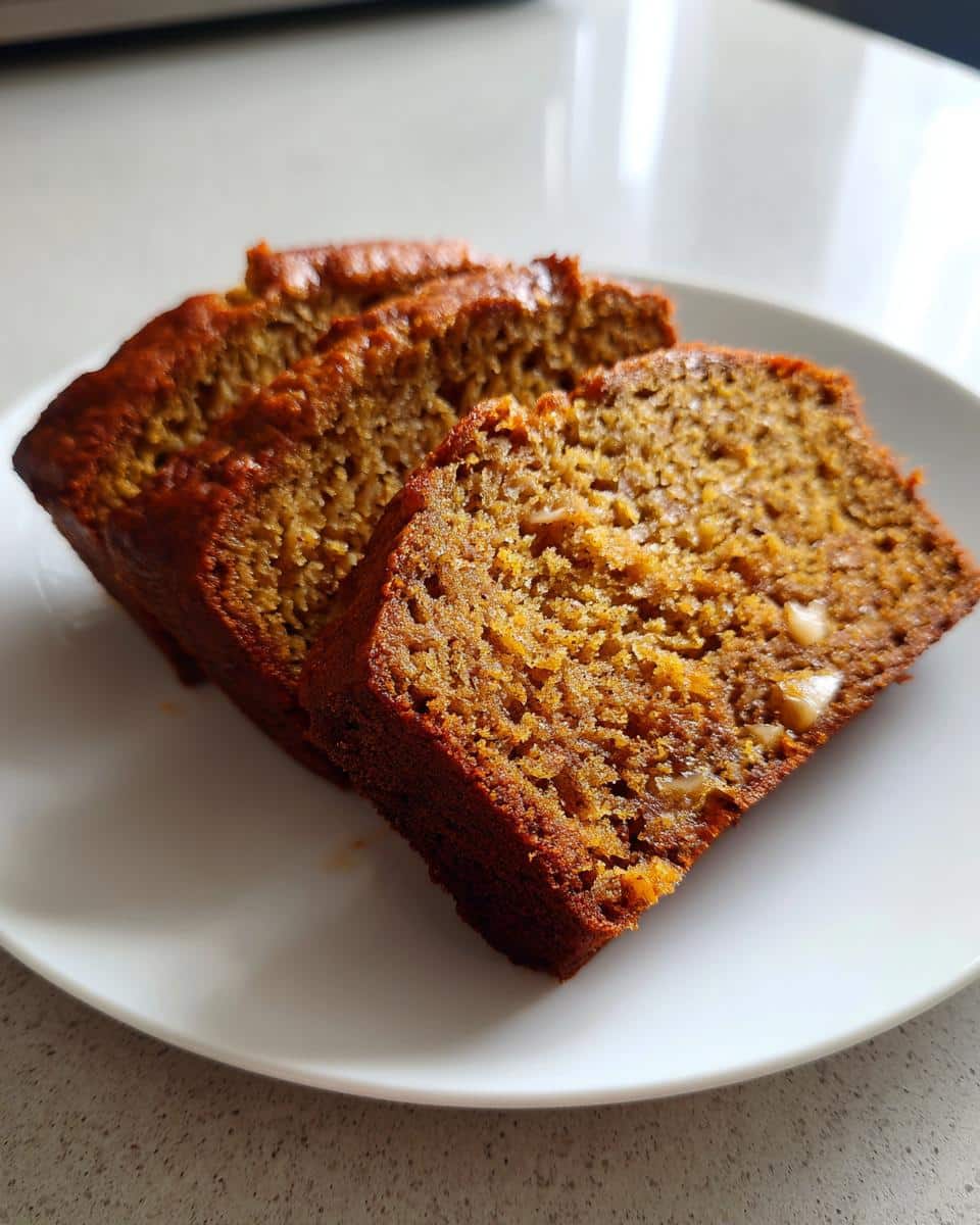pumpkin banana bread - detail 4