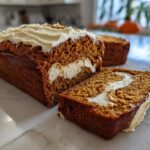 pumpkin bread with cream cheese