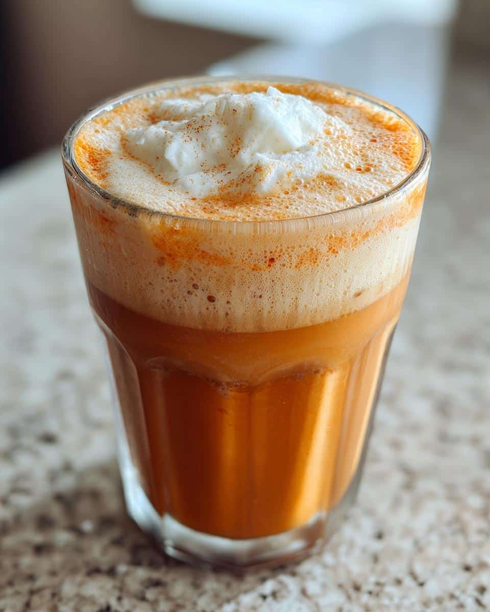 pumpkin cold foam - detail 1