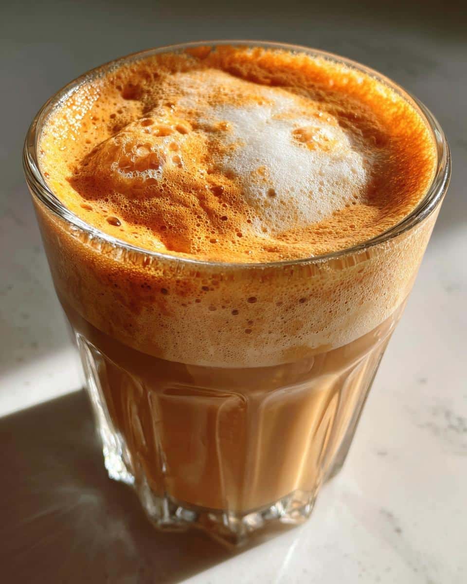 pumpkin cold foam - detail 2