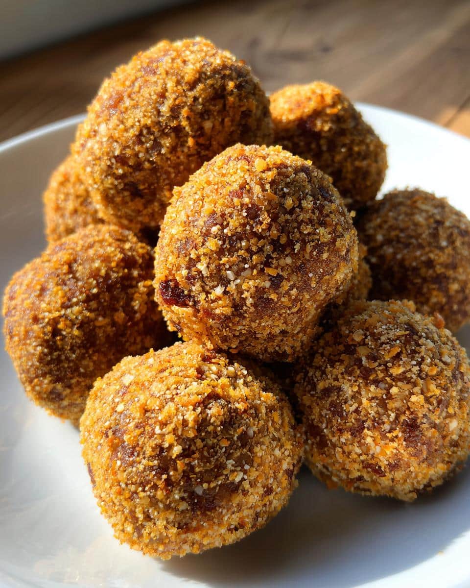 pumpkin energy balls - detail 2