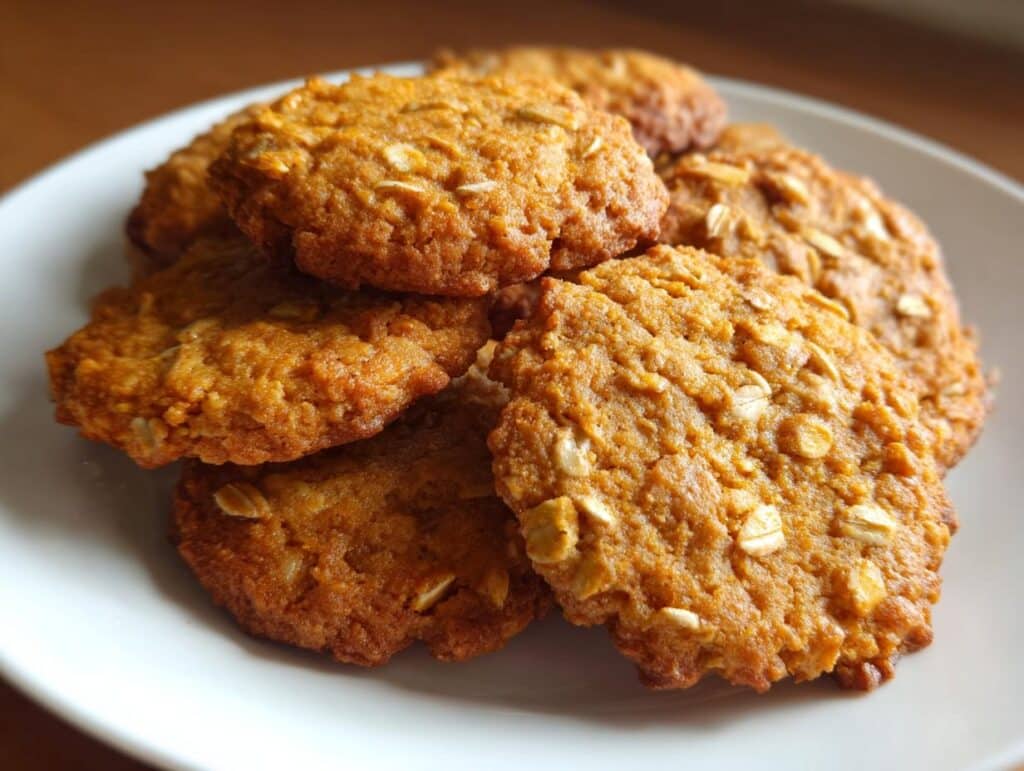 pumpkin oat cookies