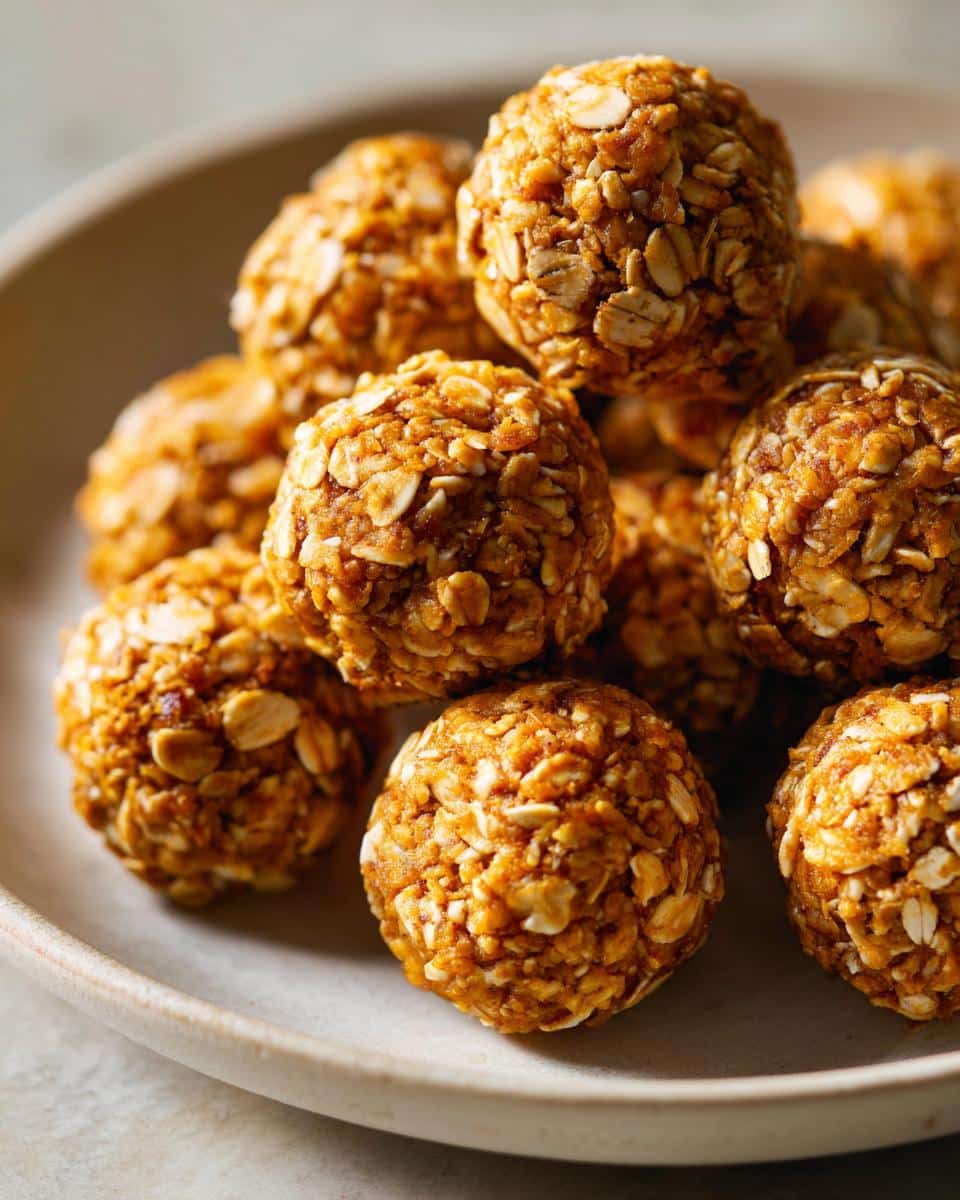 pumpkin protein balls - detail 2