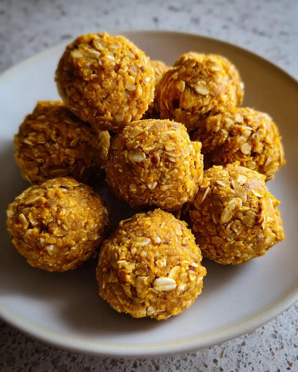 pumpkin protein balls - detail 3