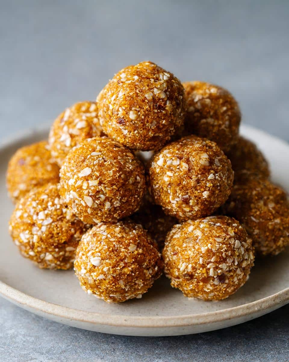 pumpkin protein balls - detail 4